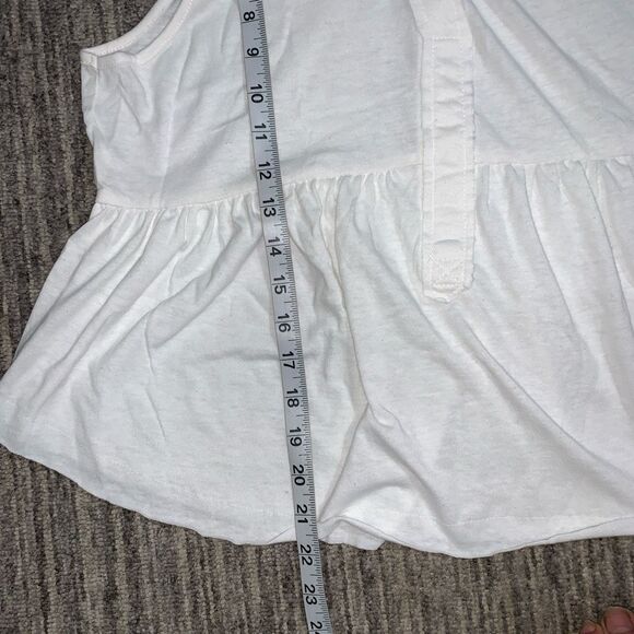 Brand New Coco + Jaimeson Women's XL The Great American Linen Blend Blouse Top - Picture 6 of 7